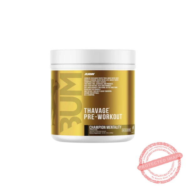 CBum Raw Nutrition THAVAGE PRE-WORKOUT 40 Scoops - INTERNATIONAL