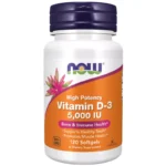 Now Foods Vitamin D3 5000IU 120 Softgels