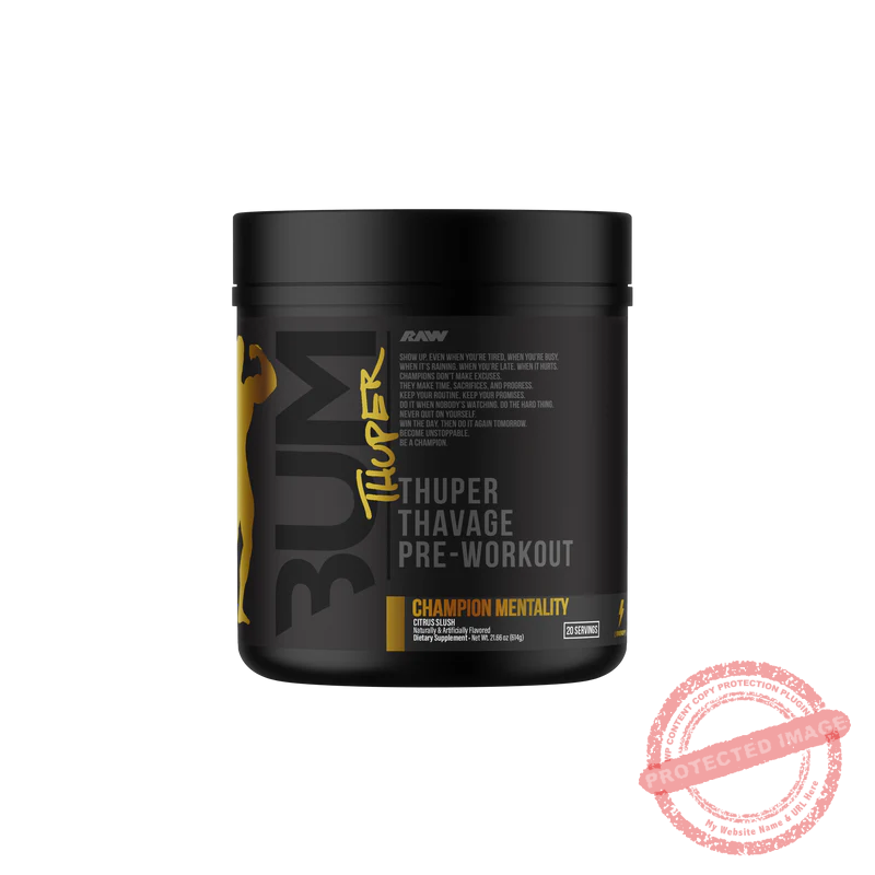 thupertavage-championmentality Cbum Raw Nutrition Thuper Thavage Pre-Workout - Image 1