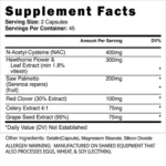 Blackstone Labs GEAR SUPPORT with NAC + Red Clover 90 Caps - Image 2