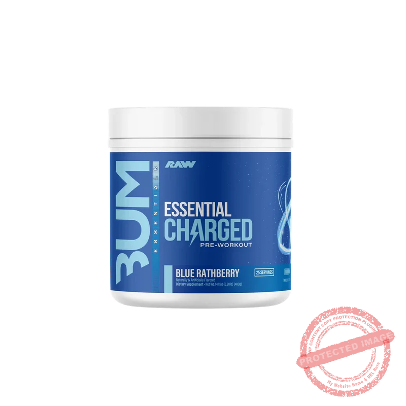 essential_charged-BR-25Serv_1cd533bd-80df-41c1-94ff-ab4b9ddd0d5e Cbum Raw Nutrition Essential Charged Charged Pre-Workout - Image 1